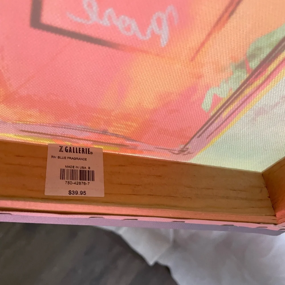 Set of three canvas art